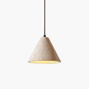 Antizer Conical Travertine Pendant Light