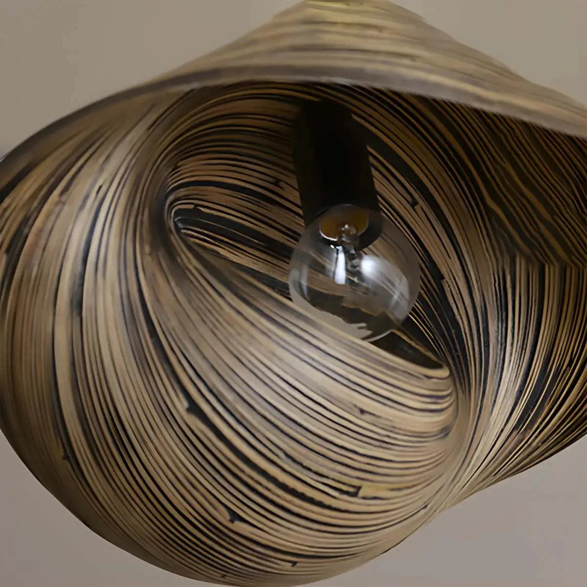 Antizer Creative Art Bamboo Weaving Pendant Light