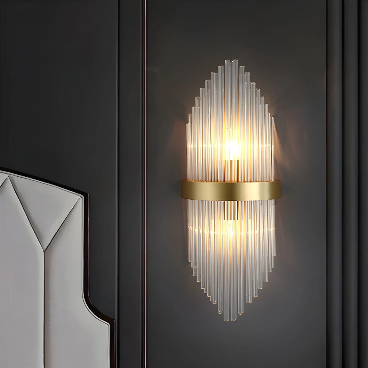 Antizer Crystal Glass Luxury Wall Sconce Style I 3 Colors