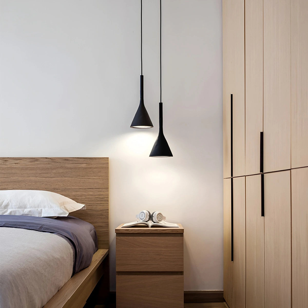 cone pendant light for bedroom