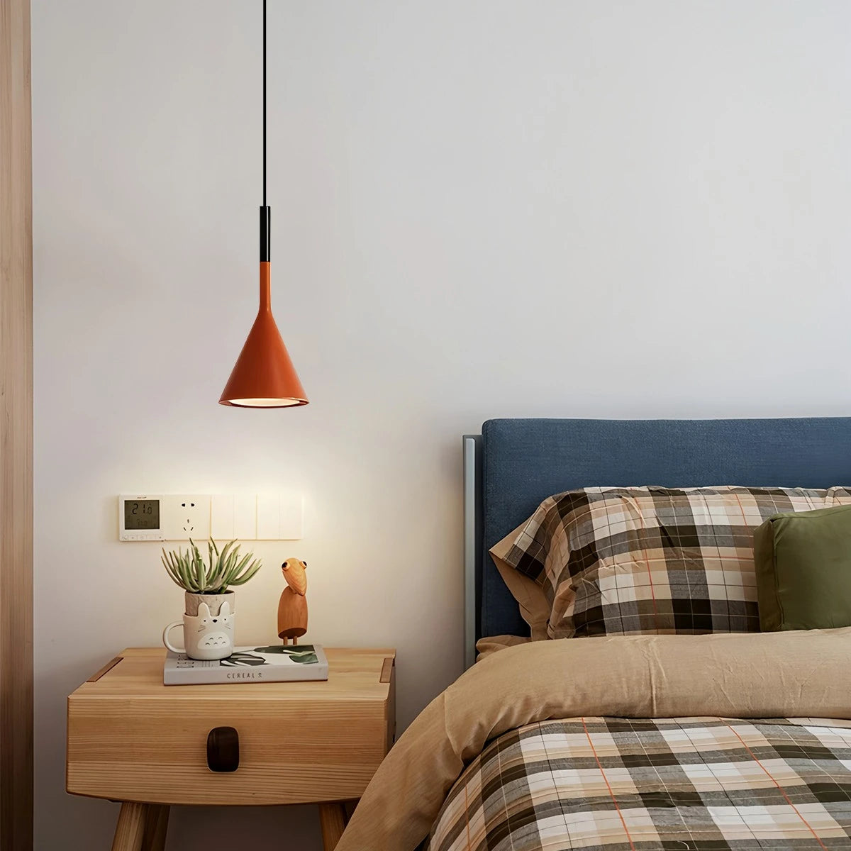 cone pendant light for bedroom