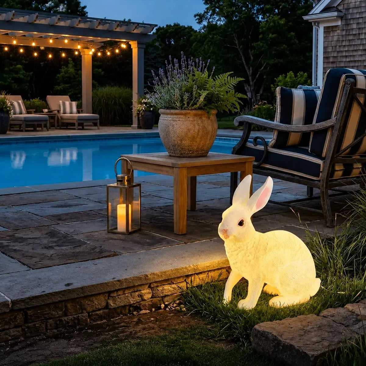 Antizer Easter Bunny Outdoor Garden Light
