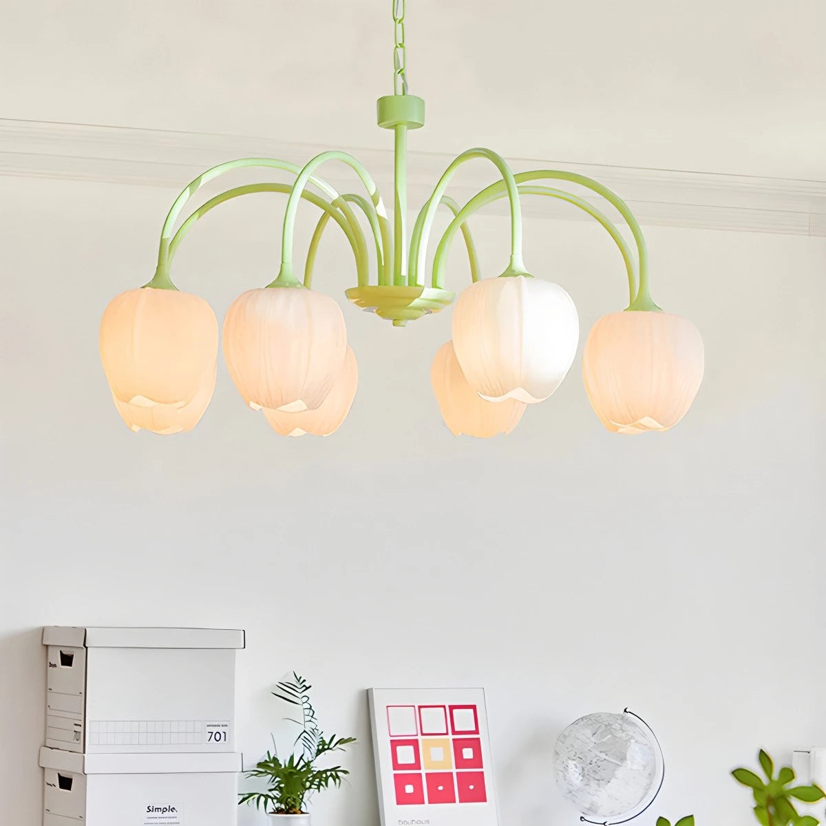 matcha chandelier