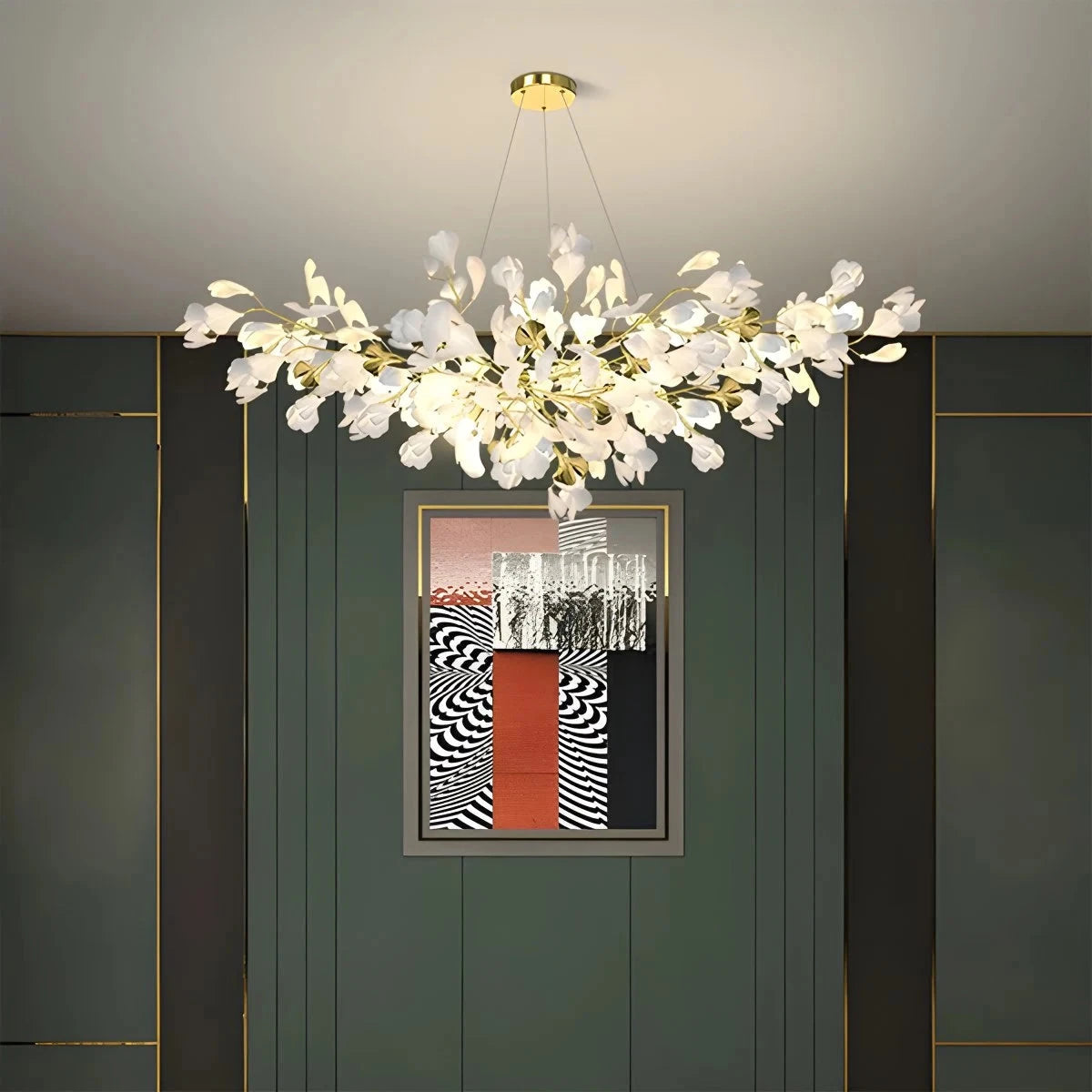 Antizer Ginkgo Chandeliers-B for Living Room