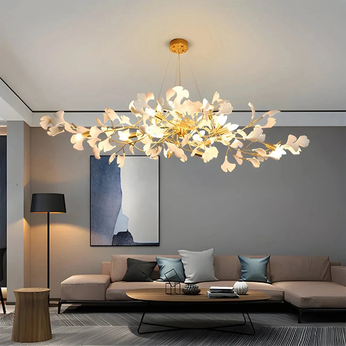 Antizer Ginkgo Chandeliers-B for Living Room