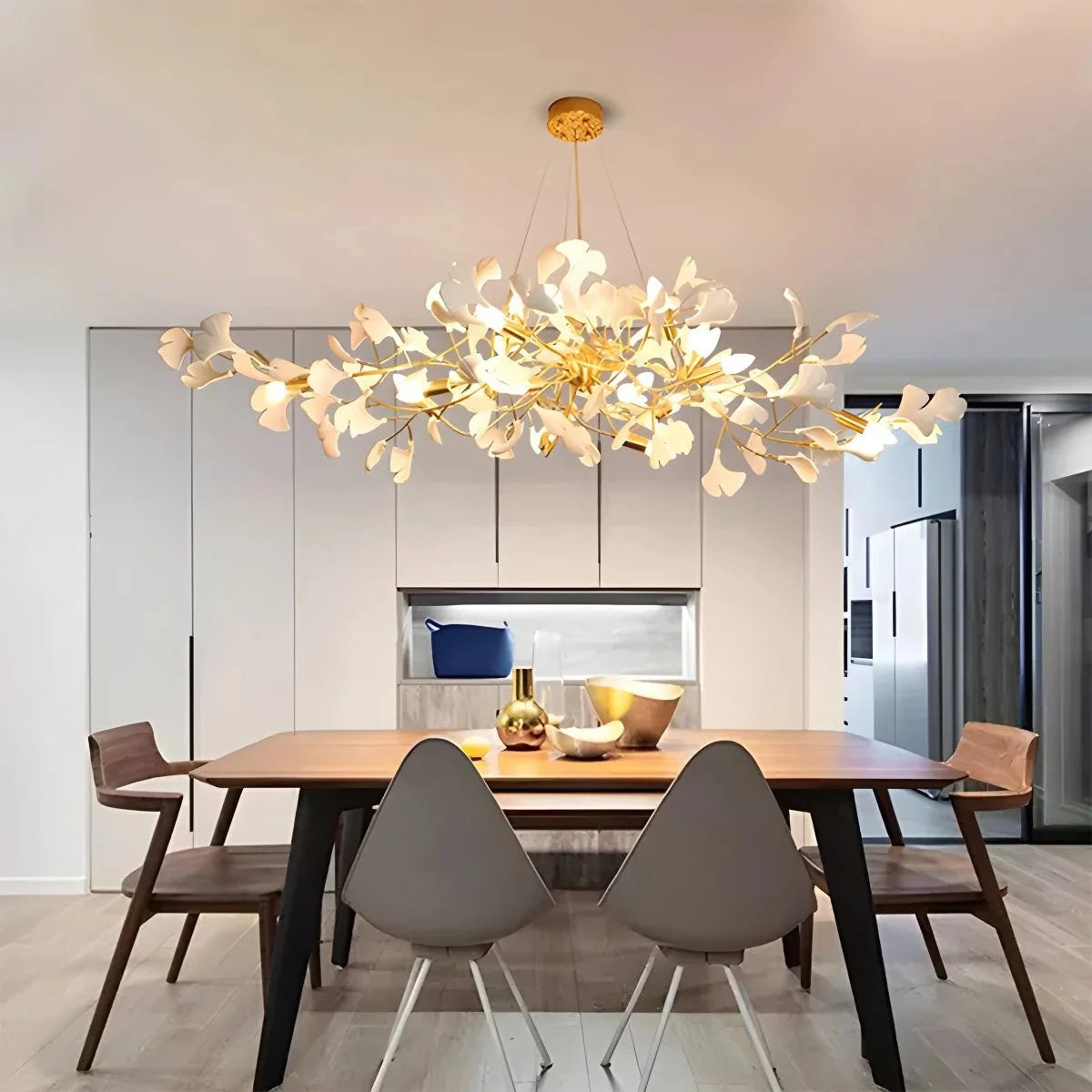 Antizer Ginkgo Chandeliers-B for Living Room