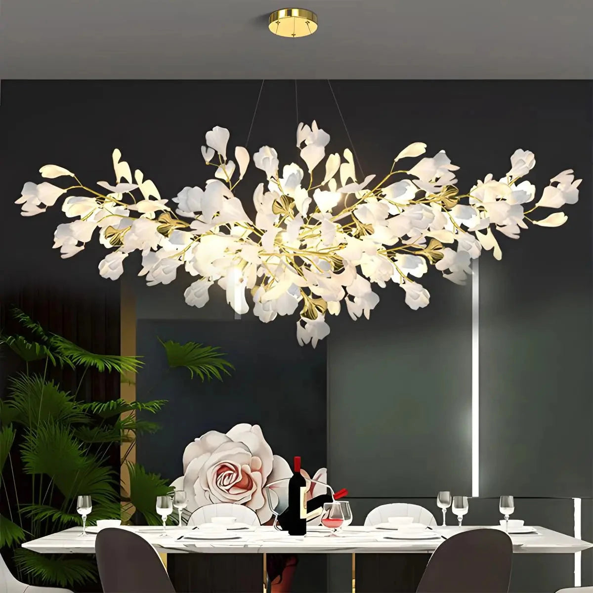Antizer Ginkgo Chandeliers-B for Living Room