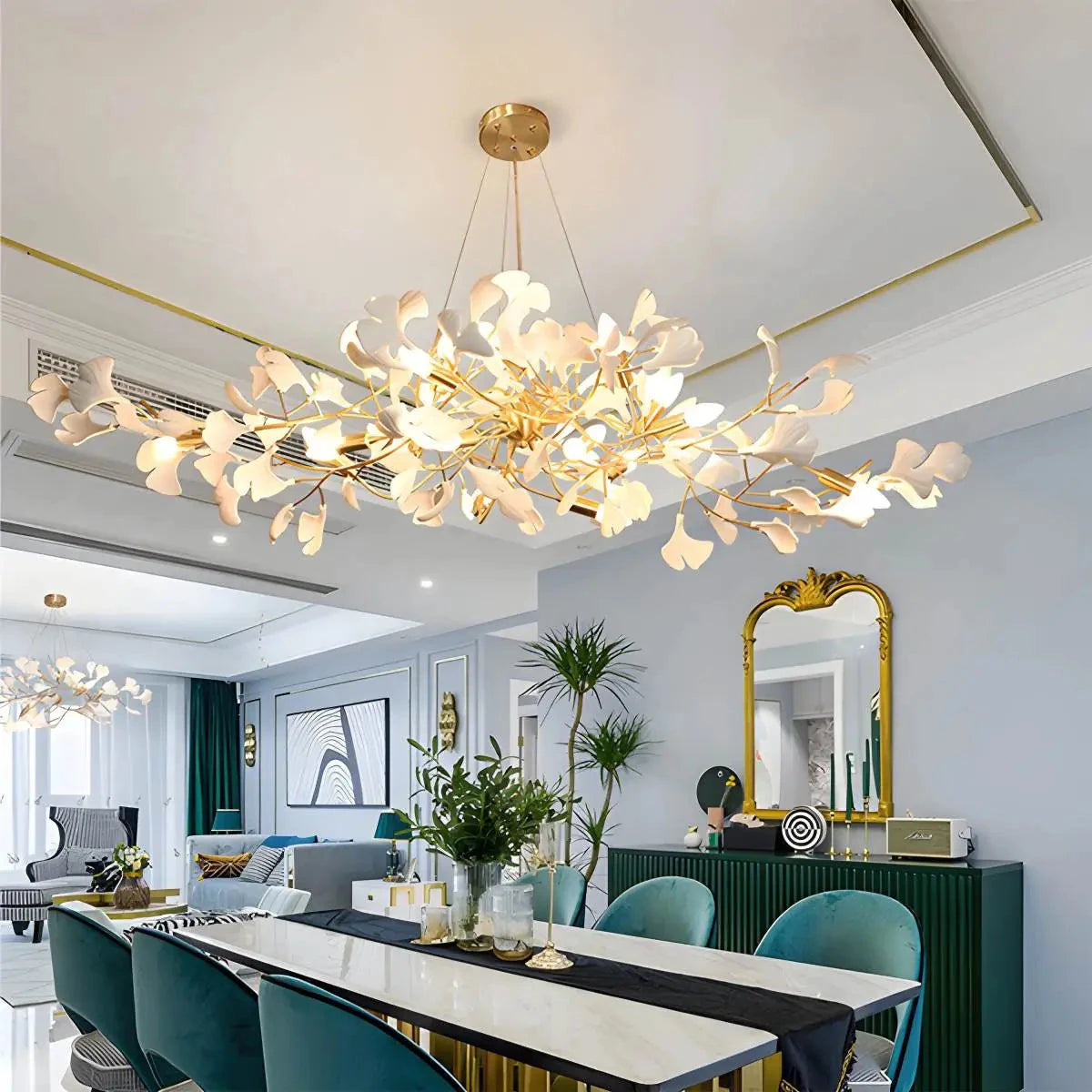 Antizer Ginkgo Chandeliers-B for Living Room