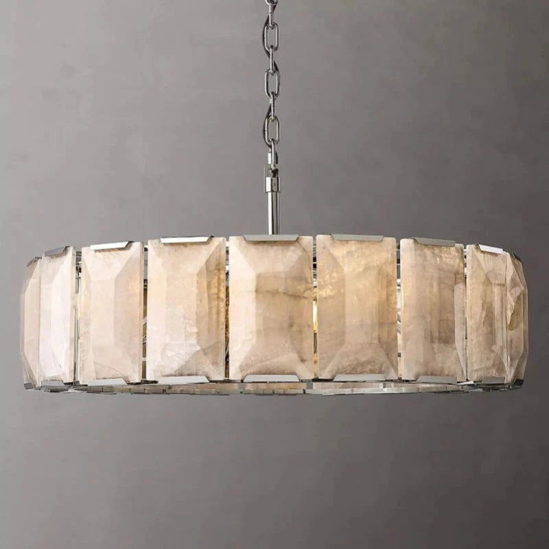 Antizer Harlow Calcite Round Chandelier