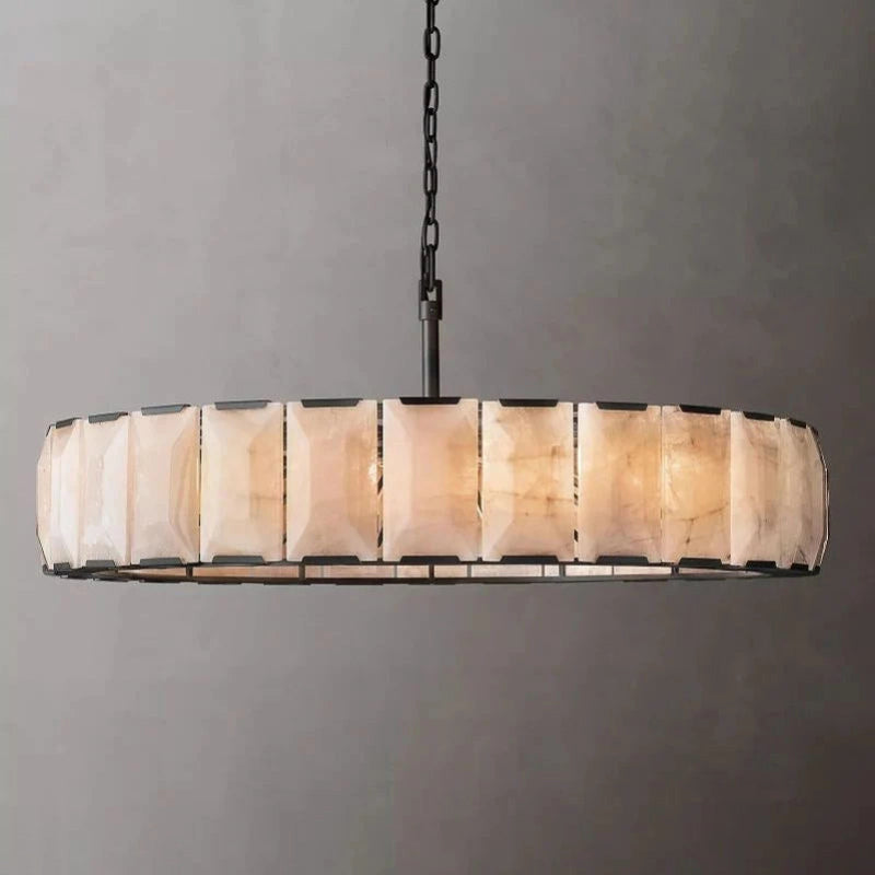 Antizer Harlow Calcite Round Chandelier