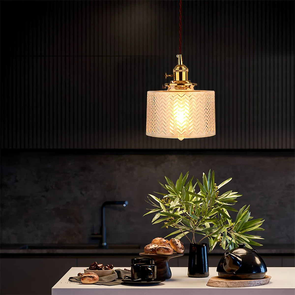 Modern Glass Pendant Light