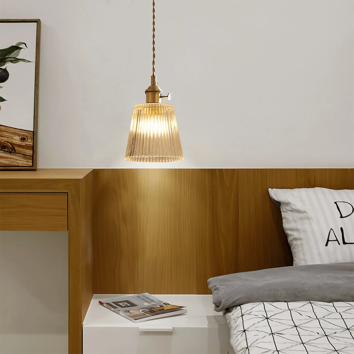 Hanging Glass Pendant Light