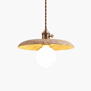 Antizer LED Travertine Pendant Light