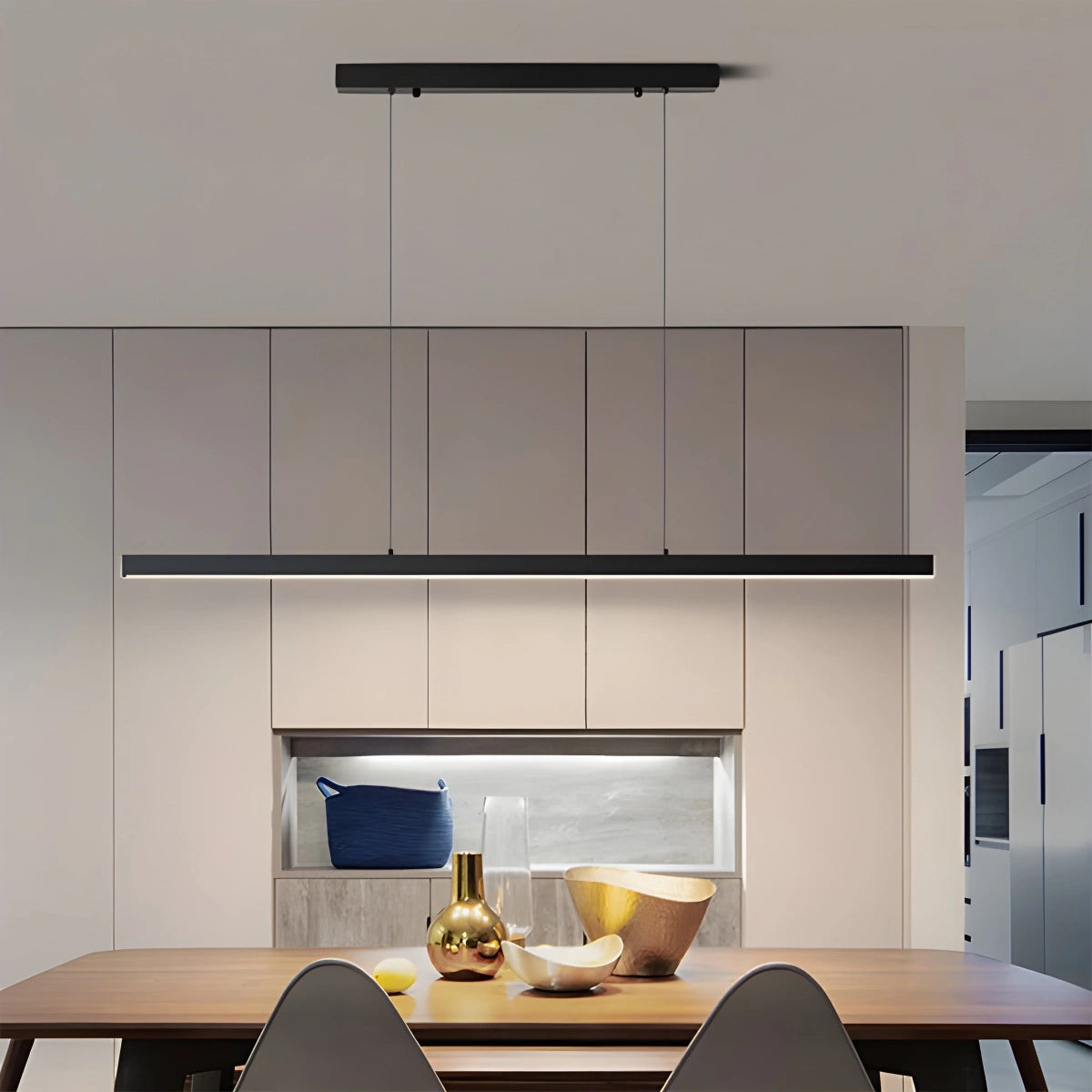 linear pendant light for dining table