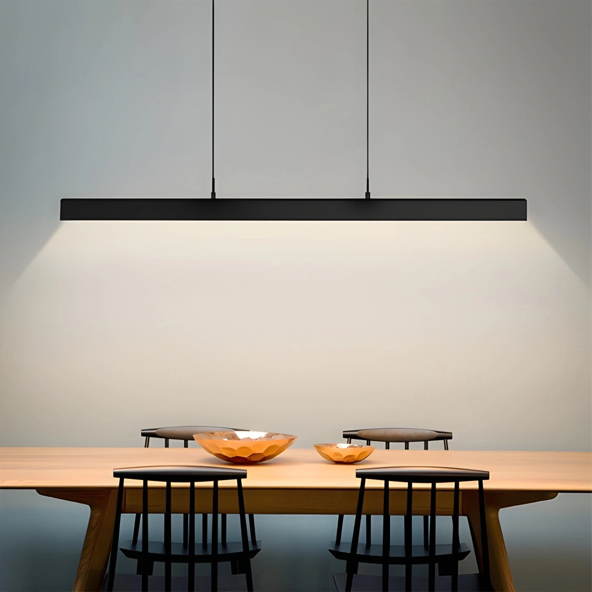 linear pendant light for dining table