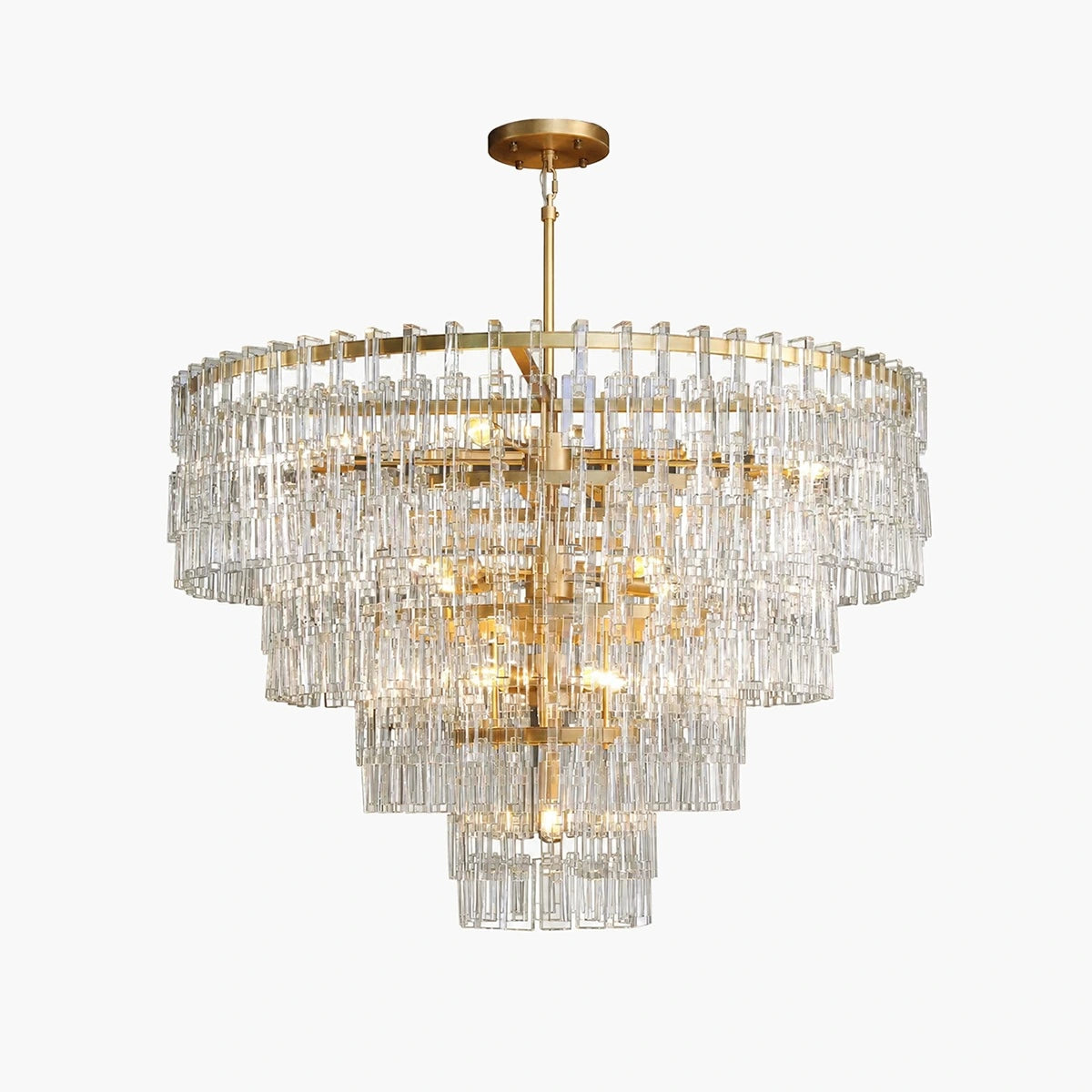 Antizer Marigan Tier K9 Crystal Round Chandelier