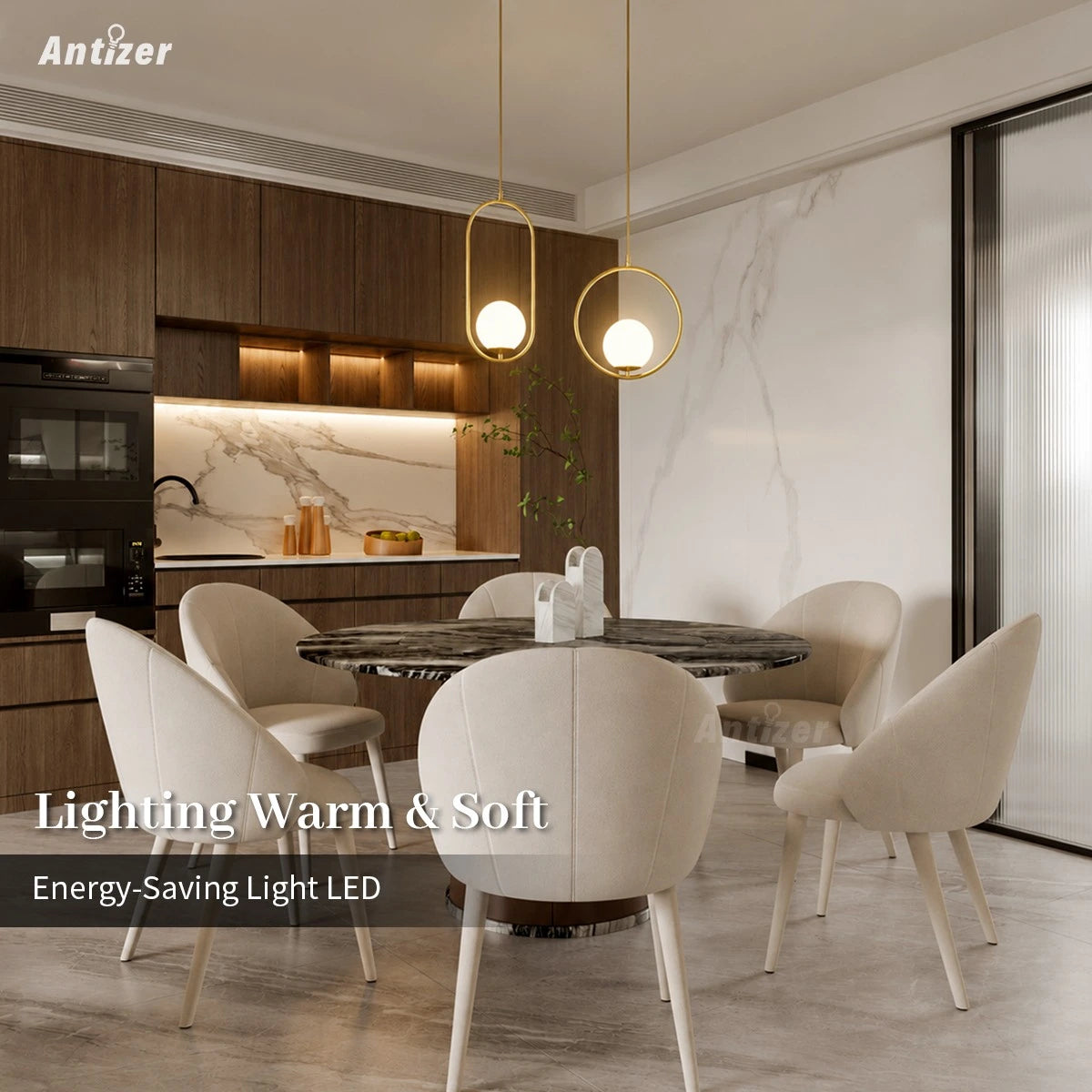 Antizer Mila Pendant Light Minimalist Lighting Fixture