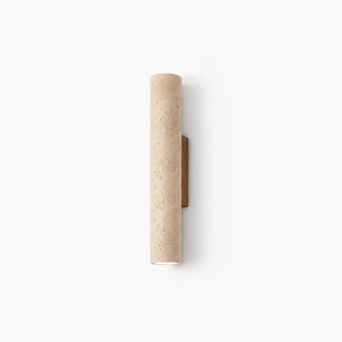 Antizer Minimalist Yellow Travertine Cylindrical Wall Lamp