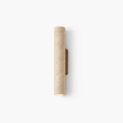 Antizer Minimalist Yellow Travertine Cylindrical Wall Lamp