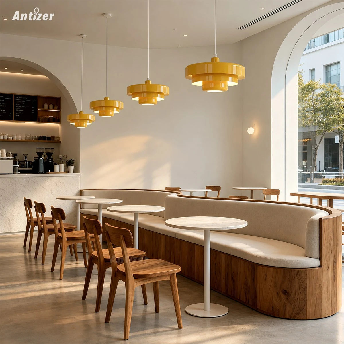 Antizer Modern LED Dining Room Pendant Light