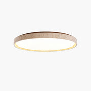 Antizer Modern Minimalist Round Travertine Ceiling Light