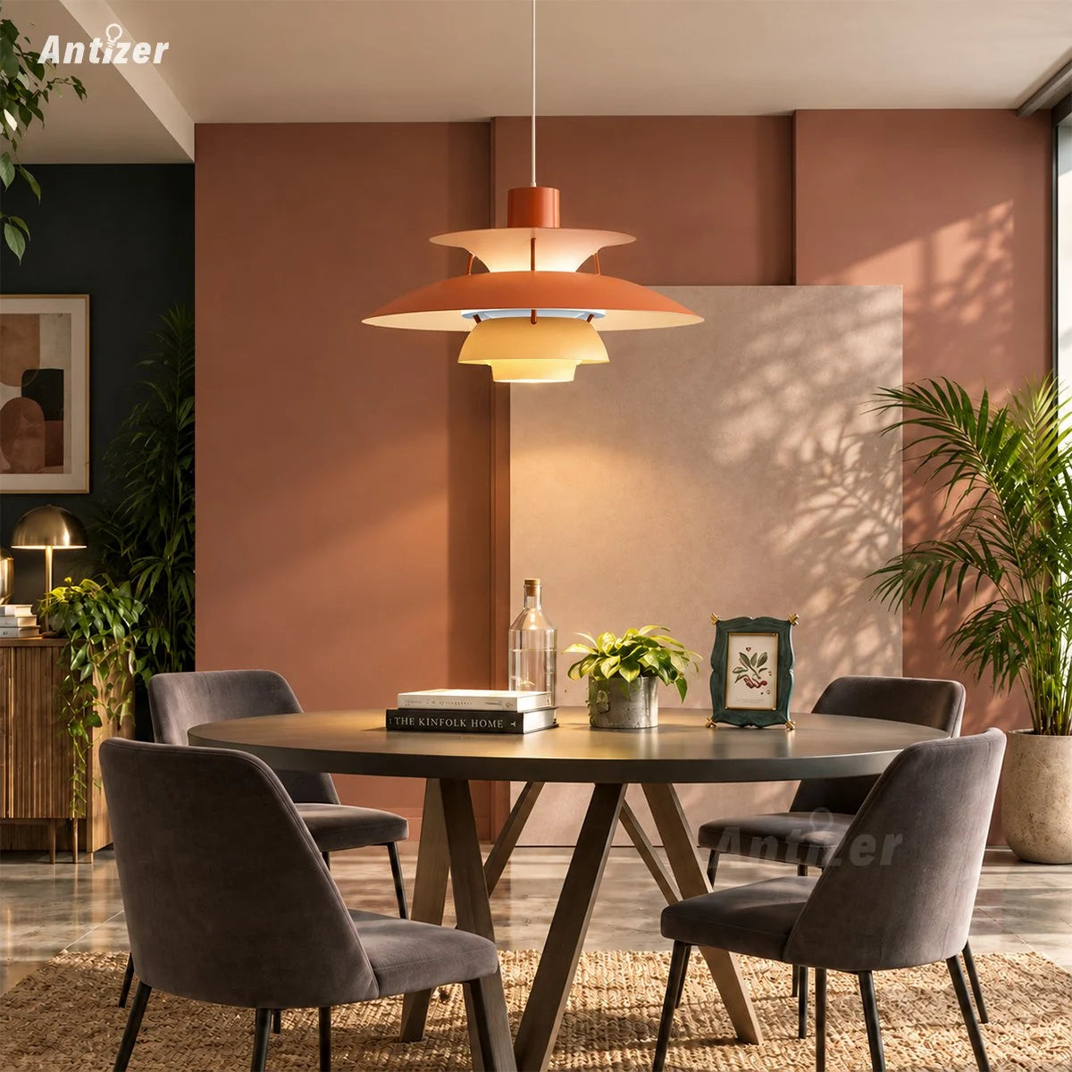 Antizer Modern Nordic Style Multi-layer Hanging Pendant Light