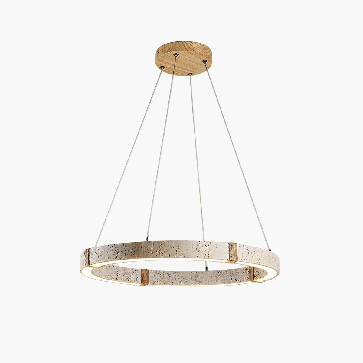 Antizer Modern Yellow Travertine Chandelier