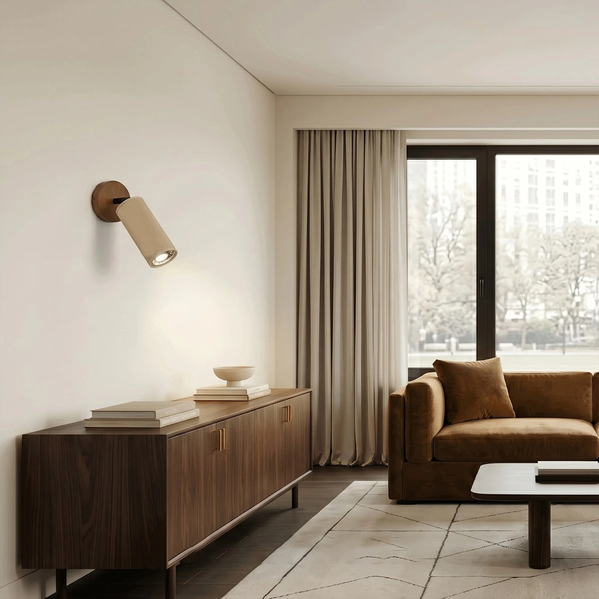 Antizer Natural LED Travertine Wall Light