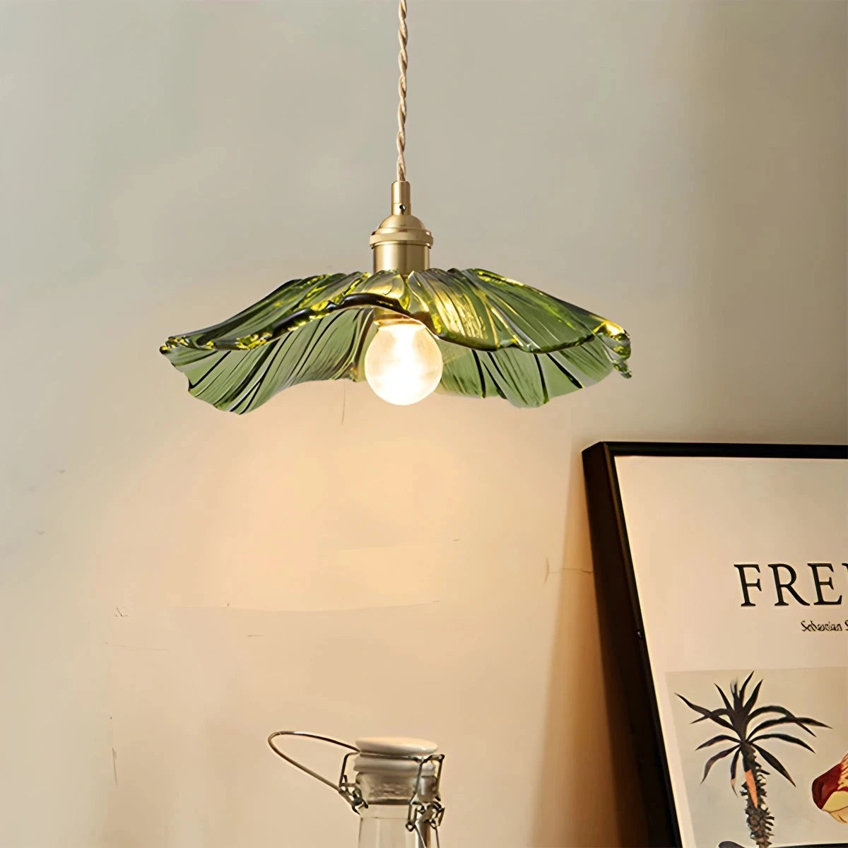 Antizer Nordic Japanese Glass Chandelier for Living Room