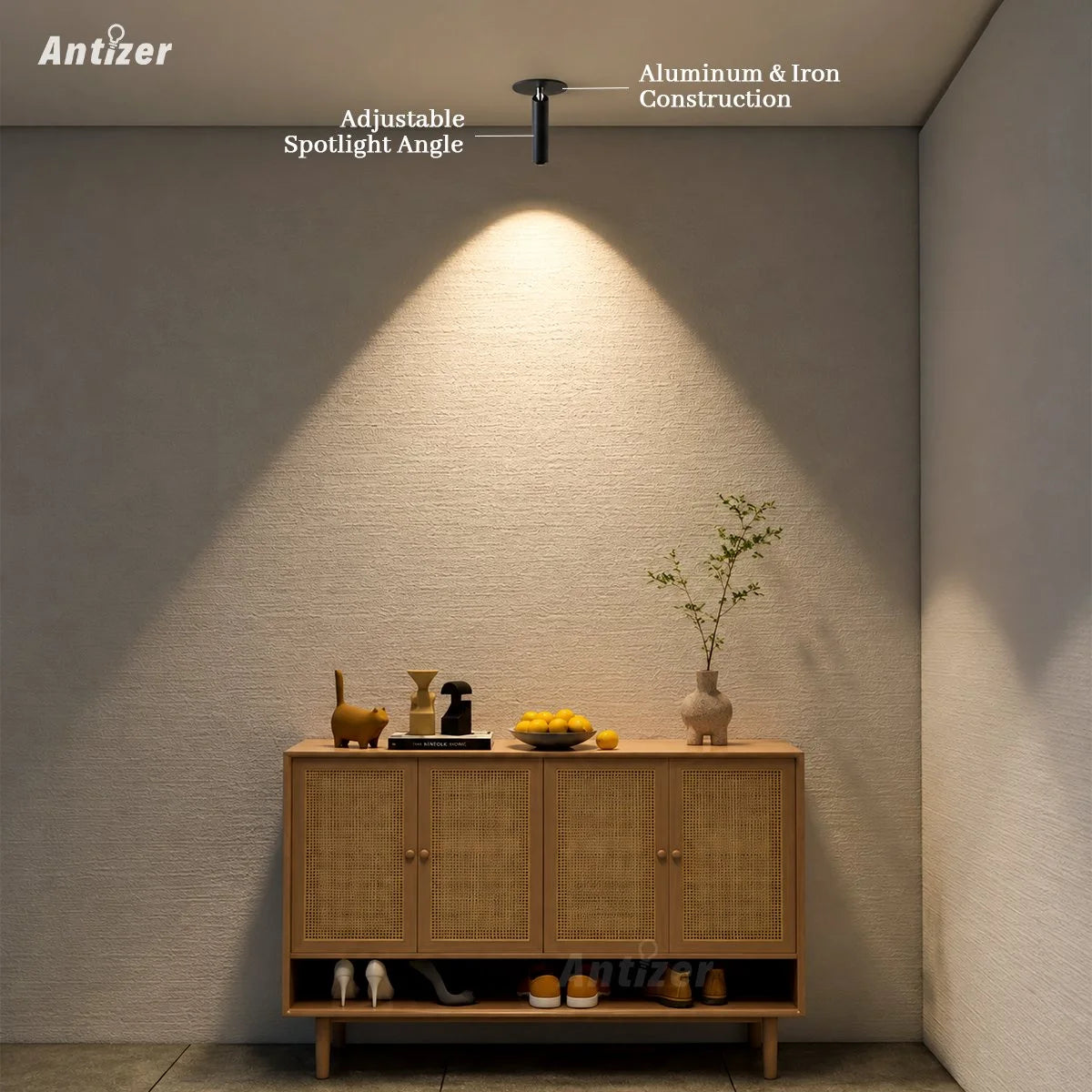 Antizer Nordic Minimalist Bedroom Sconce & Spotlight