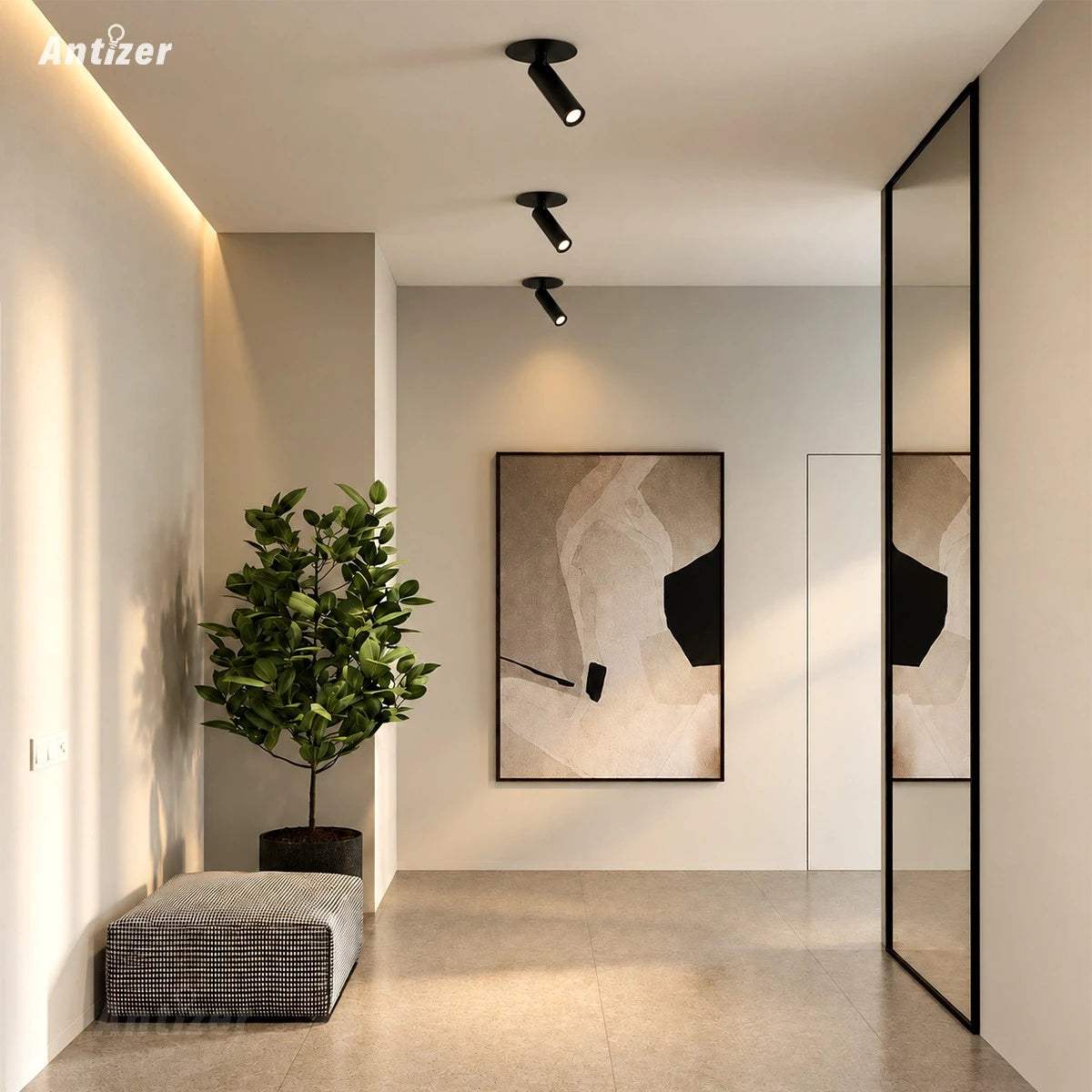 Antizer Nordic Minimalist Bedroom Sconce & Spotlight