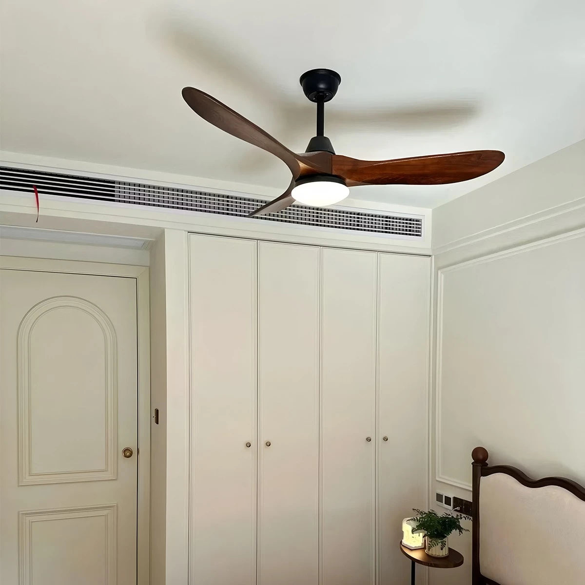 Antizer Nordic Wood Ceiling Fan with Light