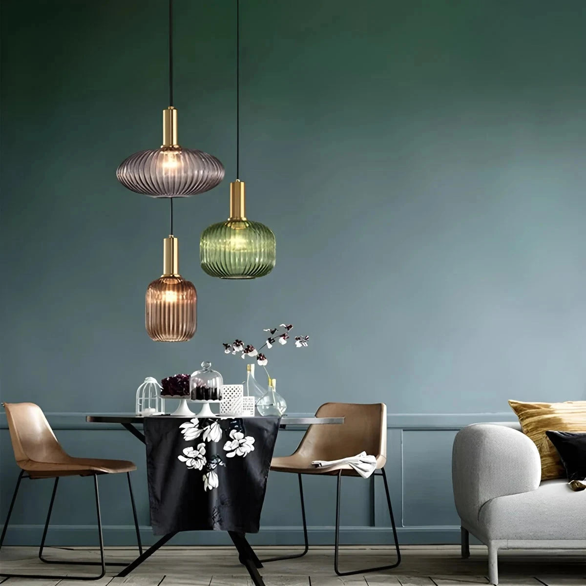 glass pendant light for living room
