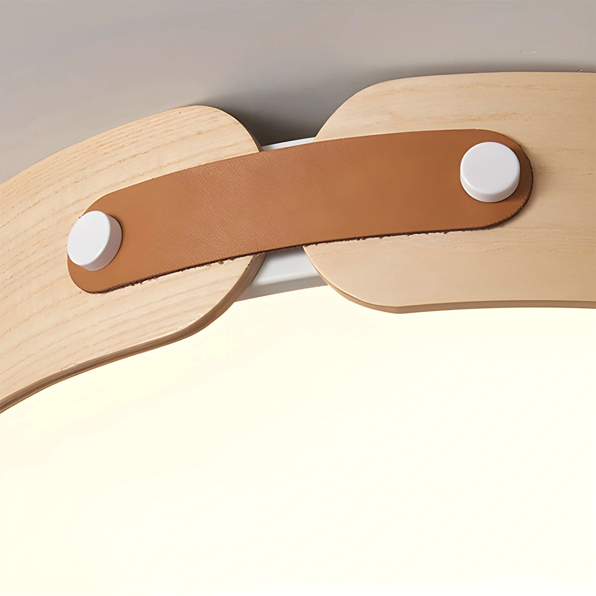 Antizer Nordic Wood Ceiling Light for Bedroom