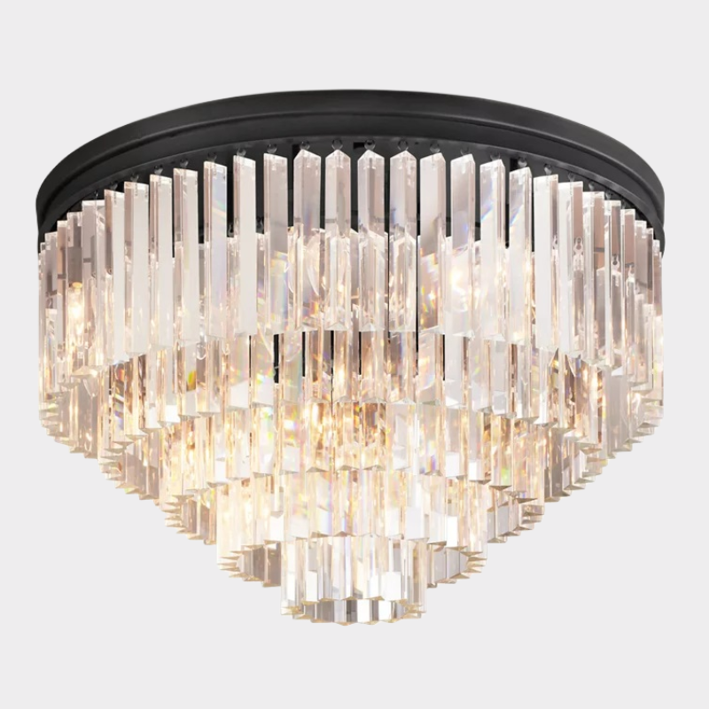 Antizer Odeon Crystal Multi-Layer Round Ceiling Light