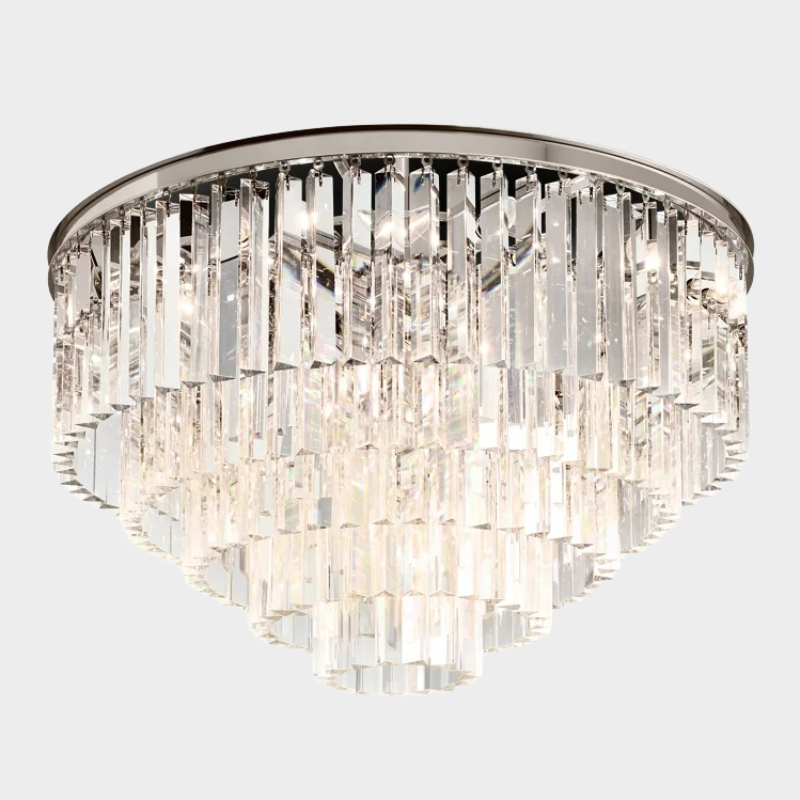Antizer Odeon Crystal Multi-Layer Round Ceiling Light