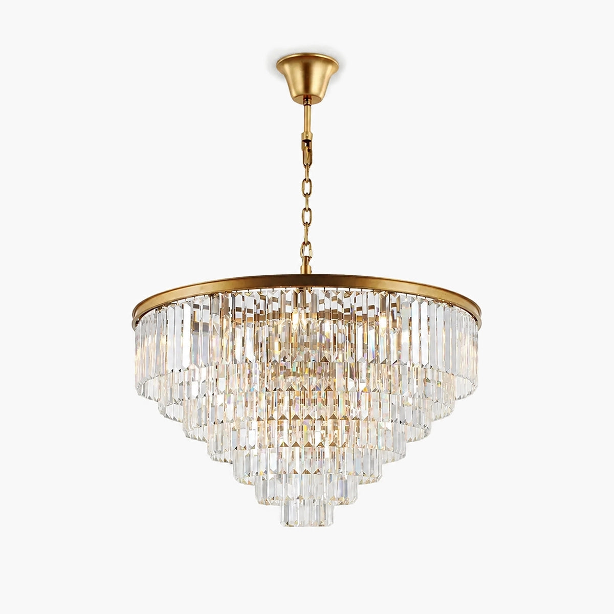 Antizer Odeon Crystal Multi-Layer Round Chandelier