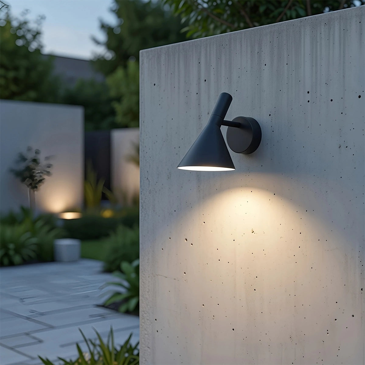 Antizer Outdoor Waterproof Conical Wall Lamp