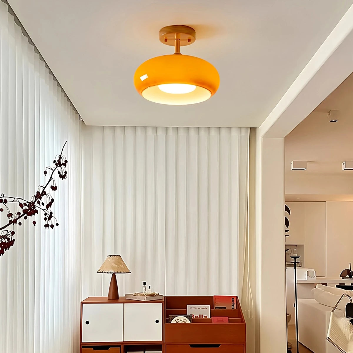 modern glass ceiling lamp