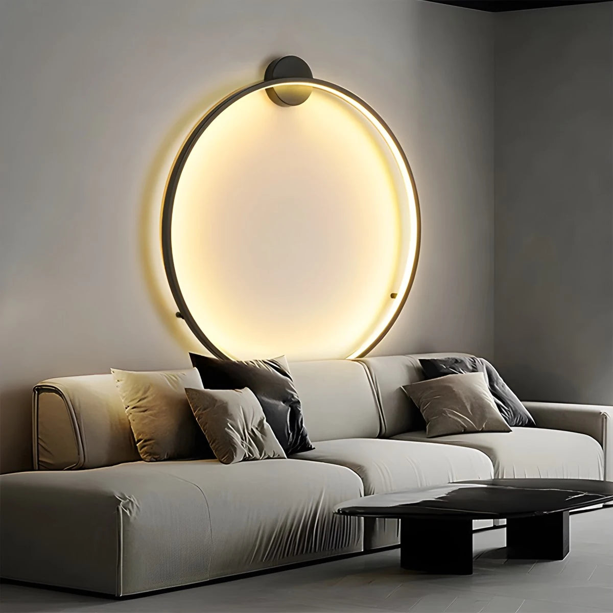 Antizer Round Ring LED Wall Lamp for Living Room