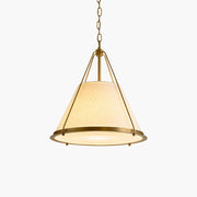 Antizer Vintage Metal Linen Tapered Pendant Light
