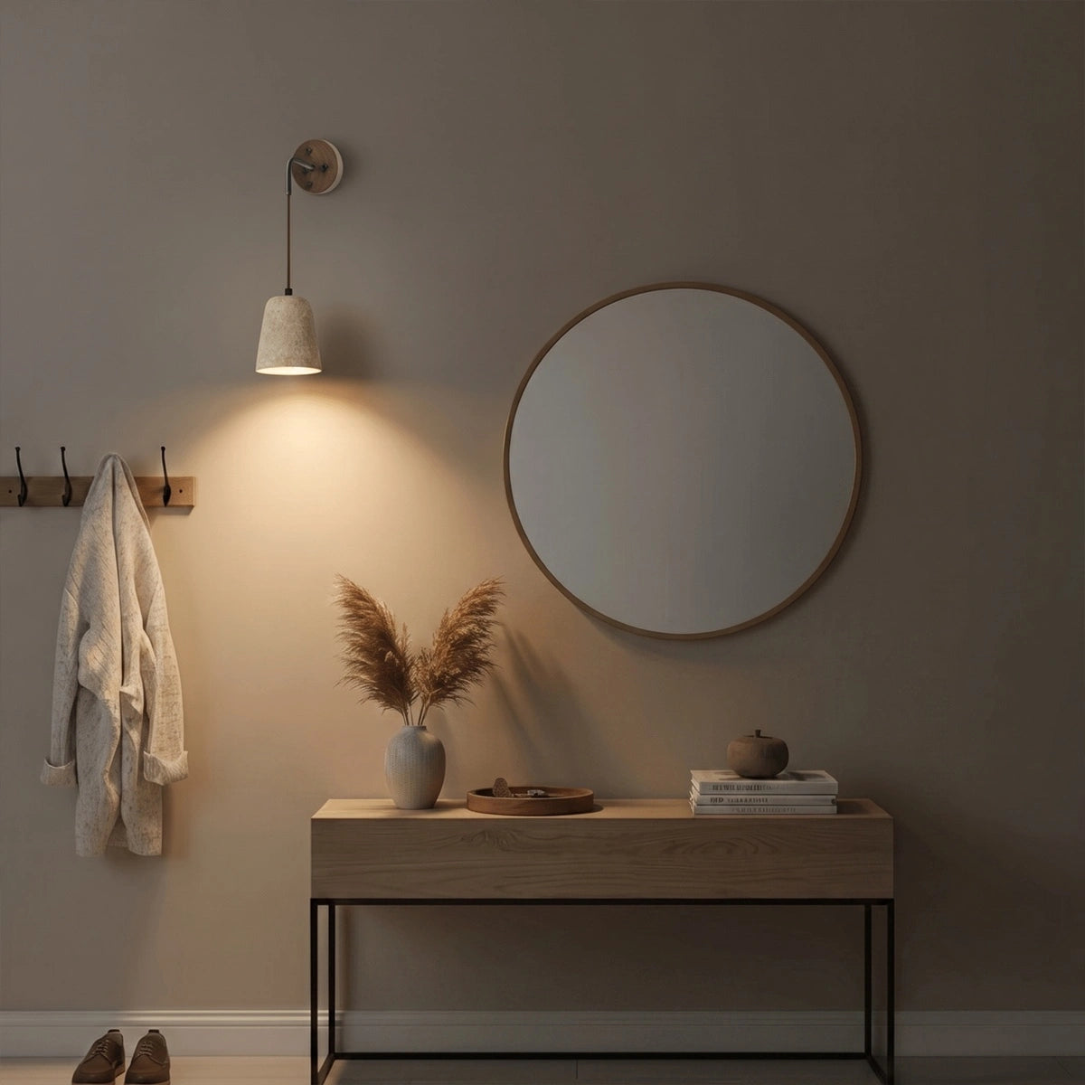 Antizer Vintage Yellow Travertine Wall Lamp