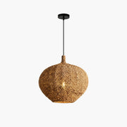 Antizer Wabi Sabi Style Natural Rope Fiber Pendant Light