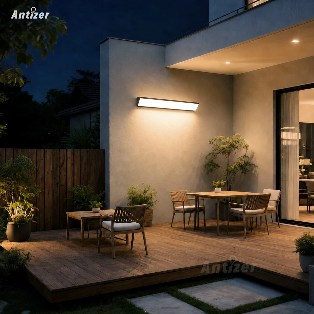 Antizer Waterproof Outdoor Wall Lamp