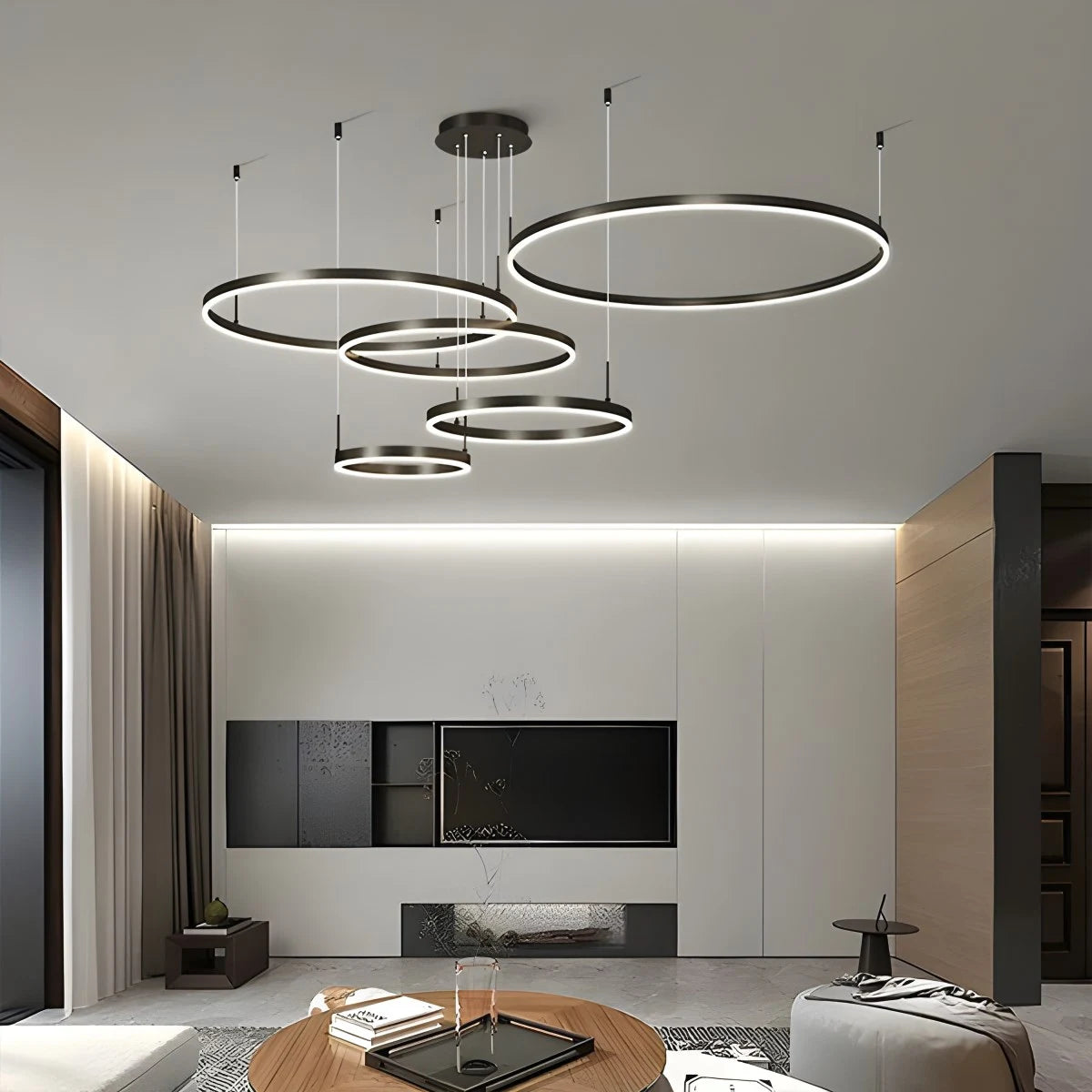 ring chandelier for living room