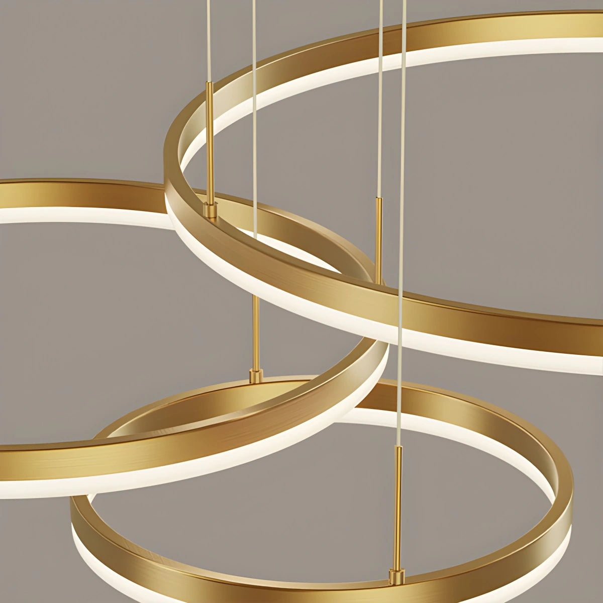 modern ring chandelier