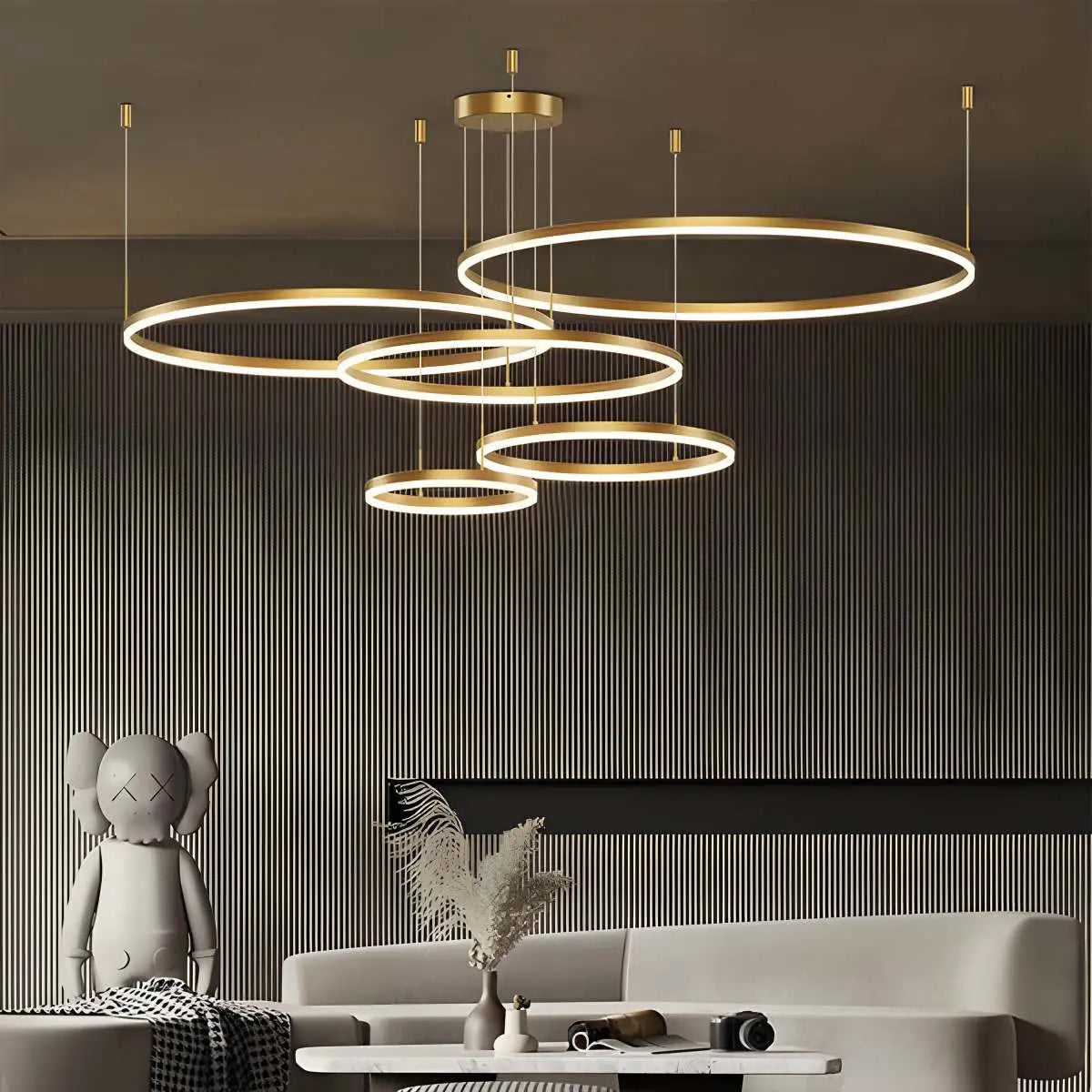 ring chandelier for living room