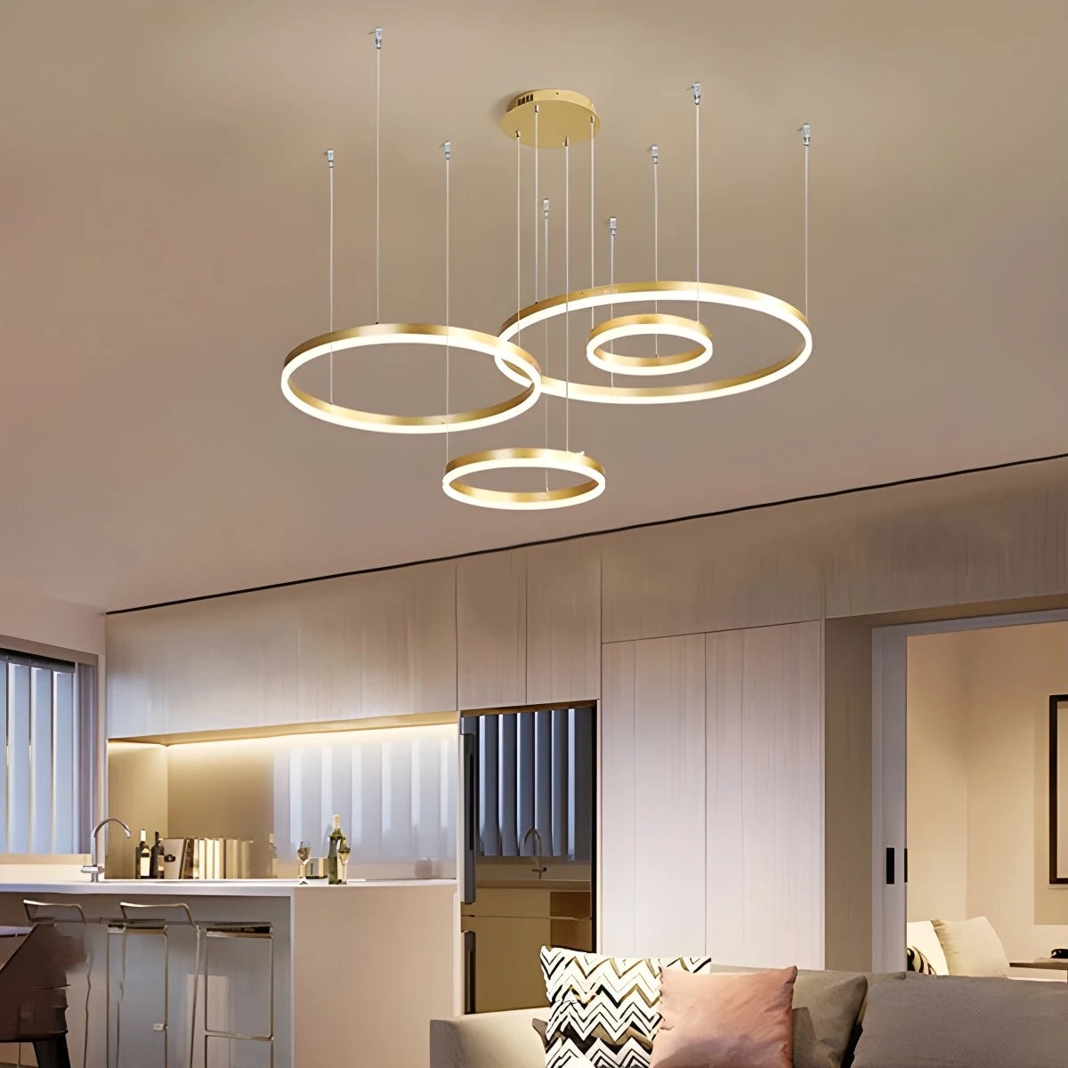 ring chandelier for living room