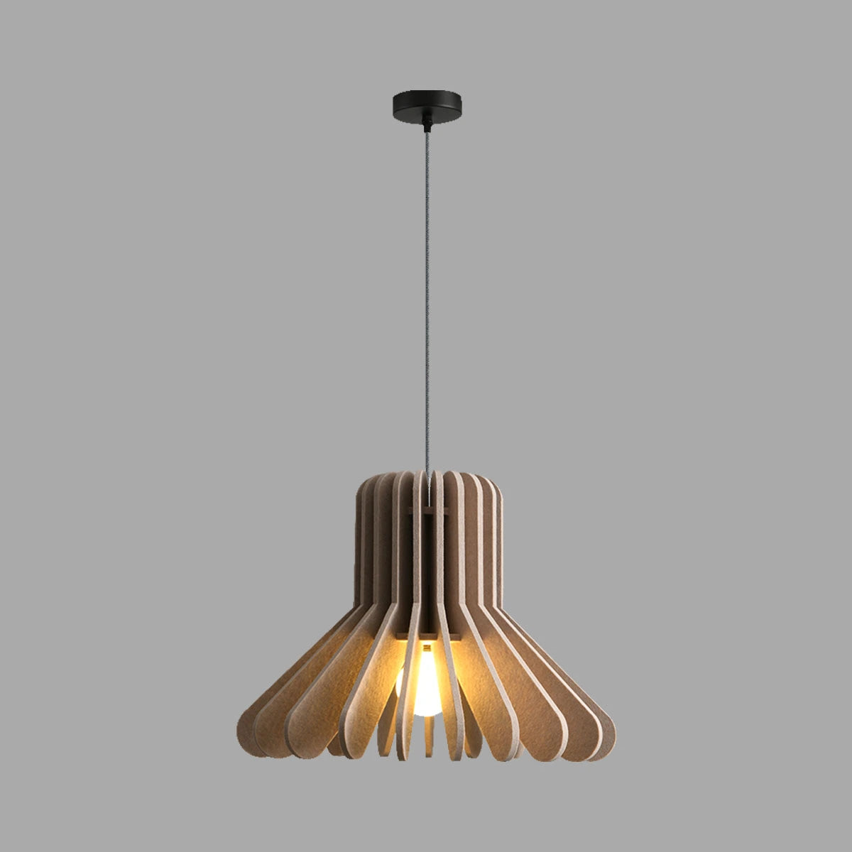 Antizer Nordic Octopus Felt Acoustic Pendant Light Apricot
