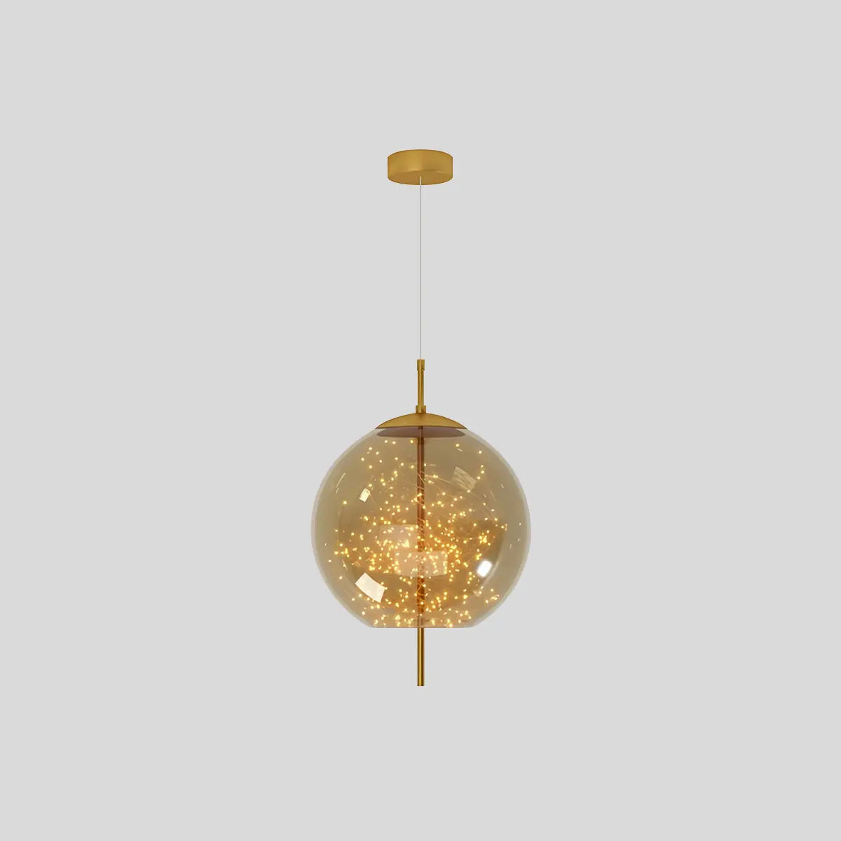 Antizer Twirl Modern Pendant Light for Bedroom B-Amber
